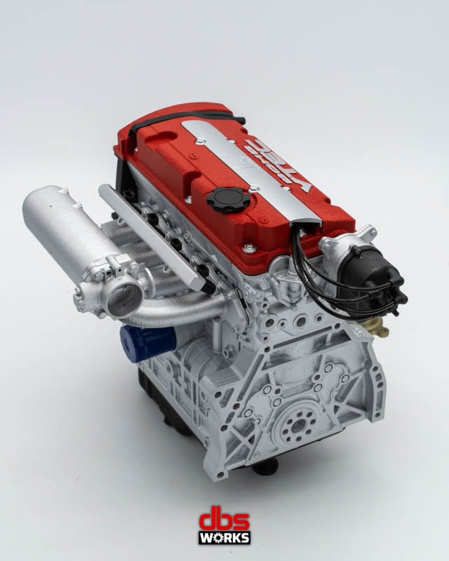 1/4 B-Series (B16/B18) RED Scale Engine – Assembled – dbsworks