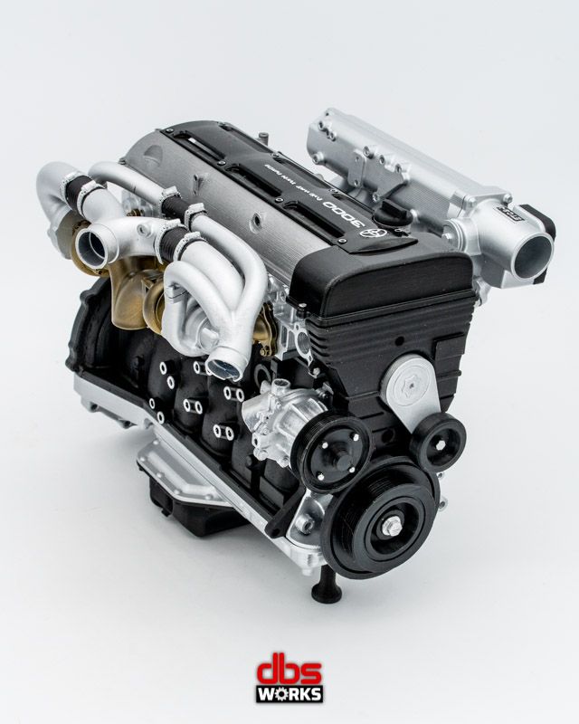 1/4 2JZ-GTE OEM Non-VVT-i  Scale Engine