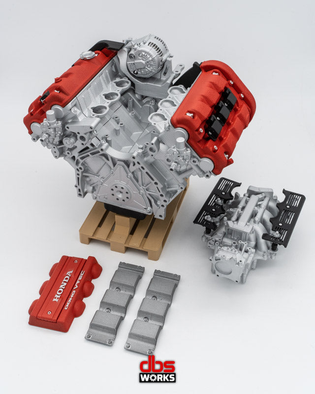 1/4 C32B Red (Honda NSX Type-R) Scale Engine