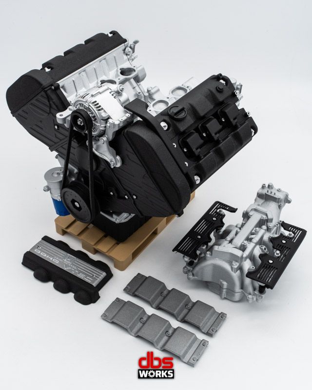 1/4 C30A/C32B Black (Honda NSX) Scale Engine