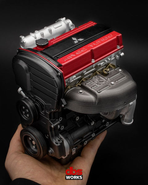 1/4 4G63T Non-MIVEC (Mitsubishi Lancer Evolution IX) Scale