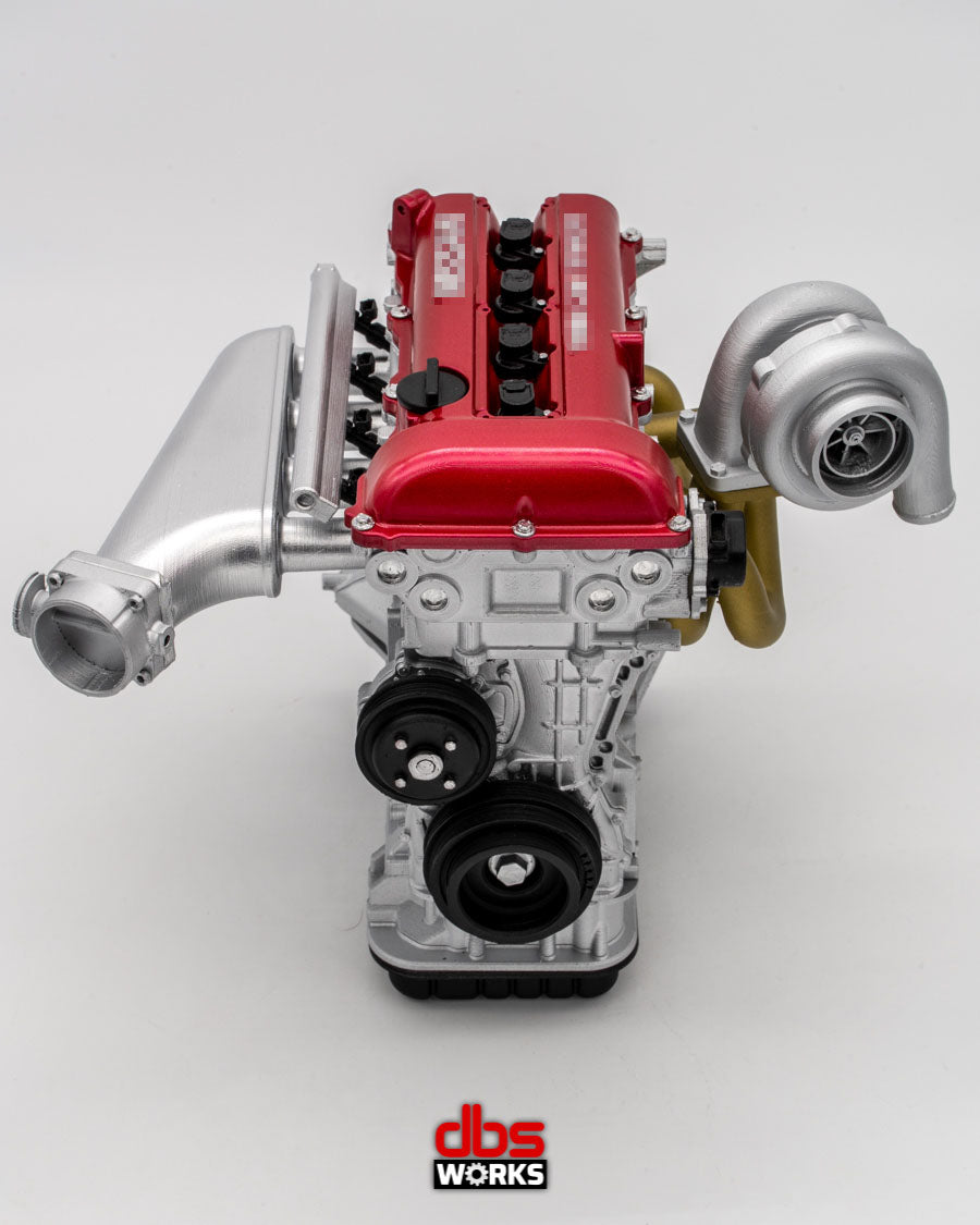1/4 SR20DET S13 Redtop Scale Engine - Assembled – dbsworks