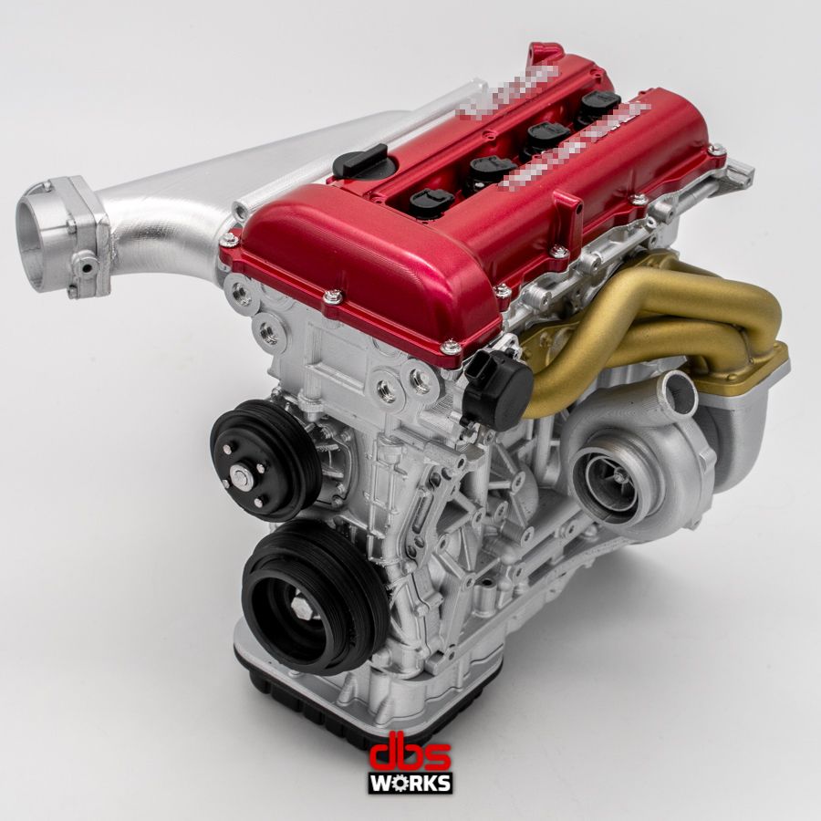 1/4 SR20DET S13 Redtop Scale Engine - Assembled