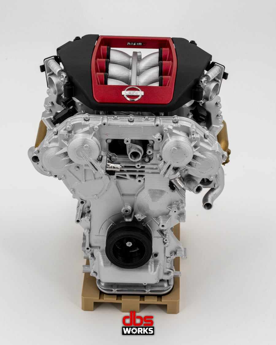1/4 VR38DETT NISMO (Nissan GT-R R35) Scale Engine - Assembled
