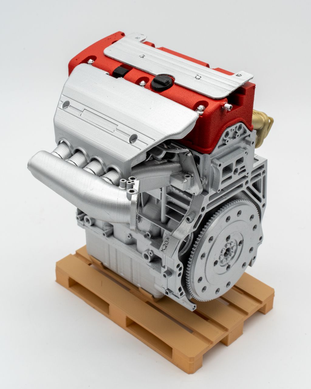 1/4 K-Series (K20/K24) RED Scale Engine - Assembled