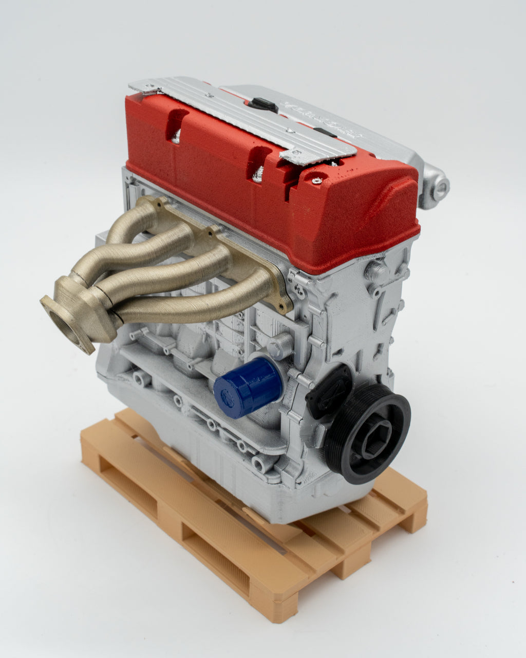 1/4 B-Series (B16/B18) RED Scale Engine – Assembled – dbsworks